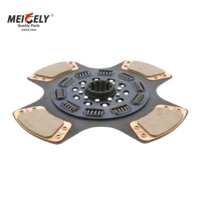 OE 128257 Heavy Duty Clutch Disc for MACK Trucks with 15-1/2 Inch Diameter Ceramic Friction Pads and Vibration-Damping Springs
