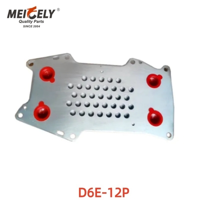 High-Quality Excavator Spare Parts  Engine Oil Cooler D6E-12P 04254427 For Cover Core Assy
